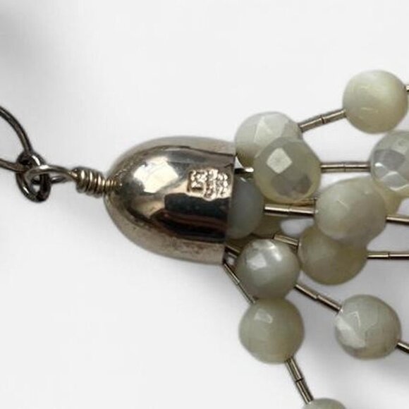 Jay King desert rose trading Albuquerque NM 7 Strands Mother of Pearl & Abalone - Picture 2 of 2